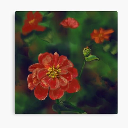 Discover Zinnia digitalpainting