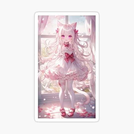 Discover Lovely and cute cat girl