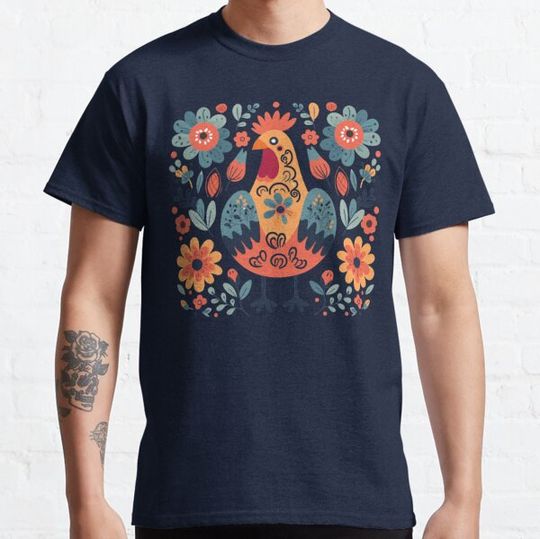 Discover Breath of nature: Rooster among the flowers_1