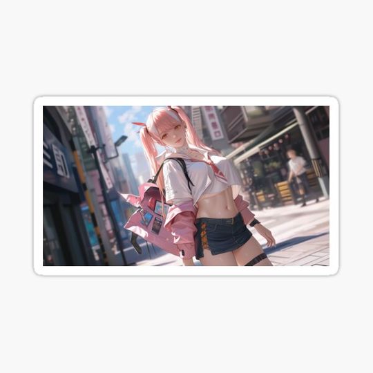 Discover a pretty girl in a casual style
