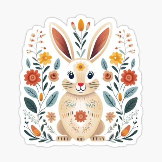 Discover Breath of Nature: Rabbit among the Flowers_1
