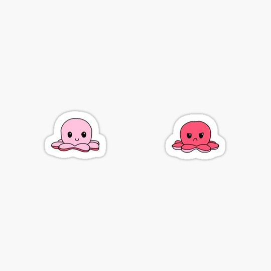 Discover Octopus Reversible Emotion Stuffed Animal