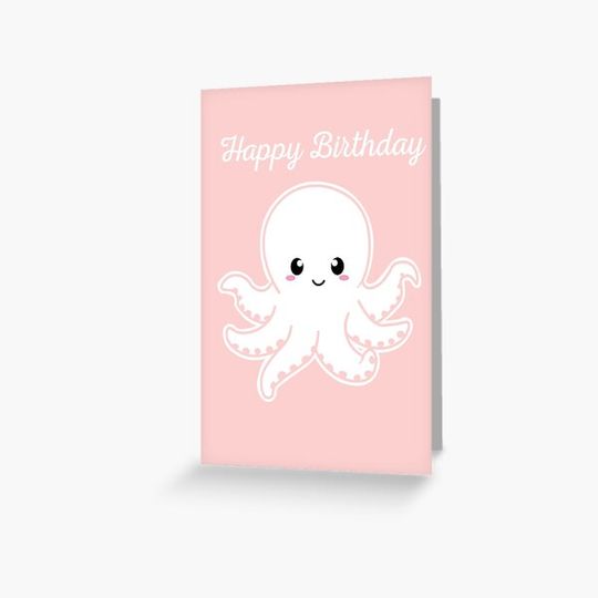 Discover Happy Birthday Octopus for octopus lovers