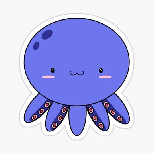 Discover blue octopus