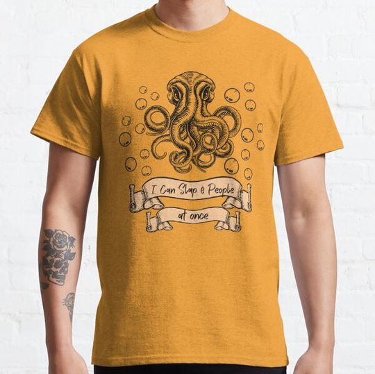 Discover Funny Slapping Octopus - Badass Octopus Art