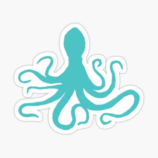 Discover Teal Octopus