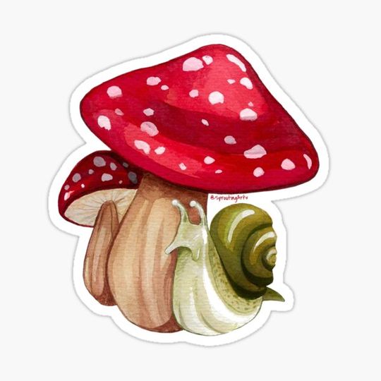 Discover Happy Mushroom Snail
