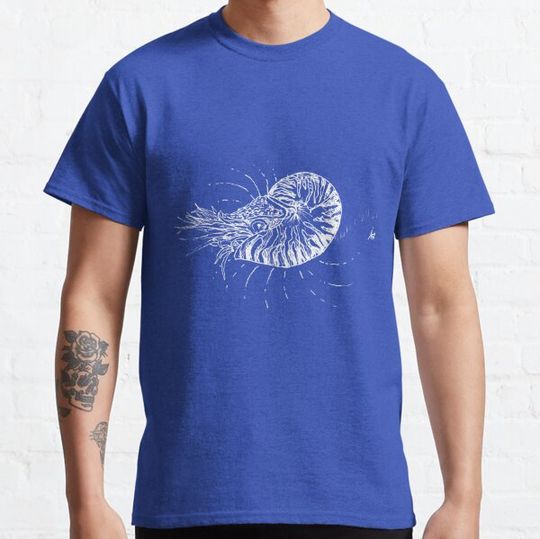 Discover White Nautilus Original Artwork