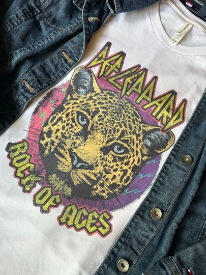 Discover Rock of Aces t-shirt/rock band/Unisex tee/ vintage feel/