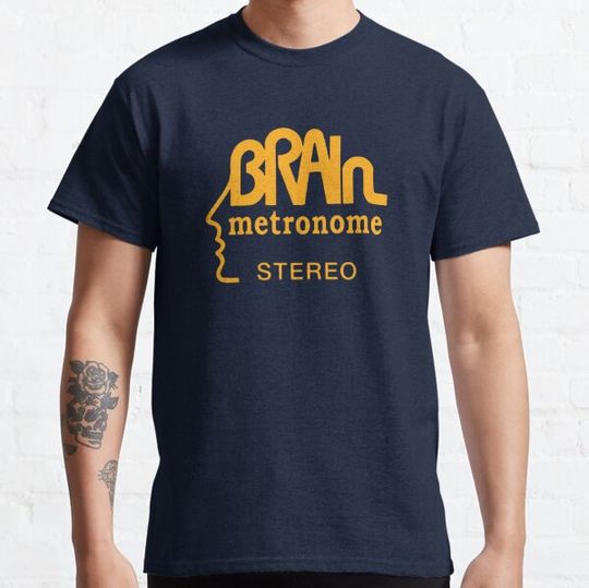 Discover Brain Records logo Krautrock orange