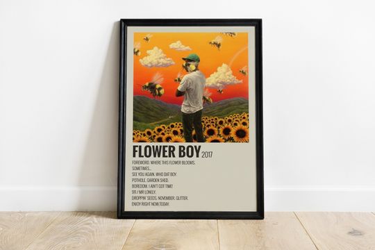 Discover Flower Boy Album Cover Poster