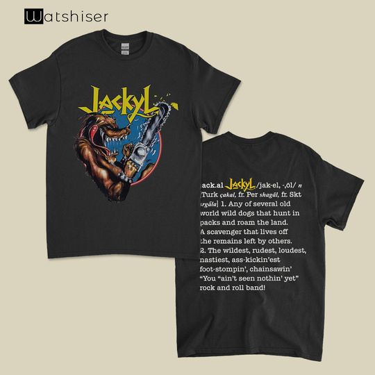 Discover VTG 90s Graphic Jackyl Rock Band Tour Concert Gift For Fan Unisex Tee, 90s Jackyl Music Rock Band Tour Shirt