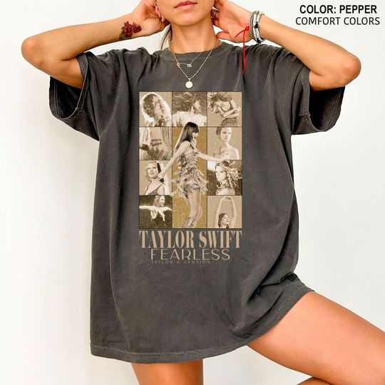 Discover Vintage 90s Style Taylor Fearless Shirt, Bootleg Shirt, Trendy Shirt