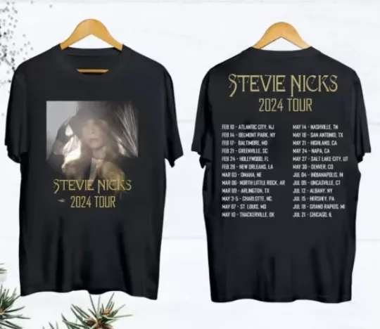 Discover Vintage Stevie Nicks Concert T-Shirt, Stevie Nicks 2024 Tour Shirt