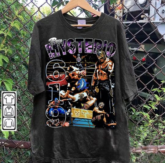 Discover Vintage 90s Graphic Style Rey Mysterio Shirt - Rey Mysterio Unisex T-Shirt