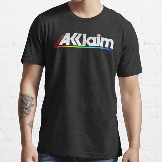 Discover Acclaim Old School Video Game Logo