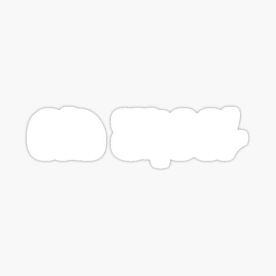 Discover Old Skool Text (Single White Text)