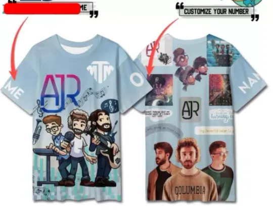 Discover AJB Band Tour 2024 Customized Shirt AJB fan gift 3D TShirt