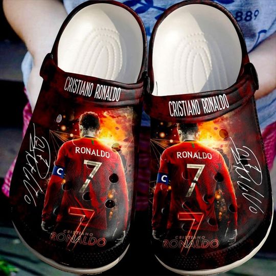 Discover Cristiano Ronaldo , Limited Edition Shoes, Christmas Gift Clogs
