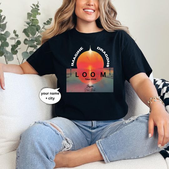 Discover Custom Imagine Dragons Loom Tour 2024 Personalized Imagine Dragons T-Shirt