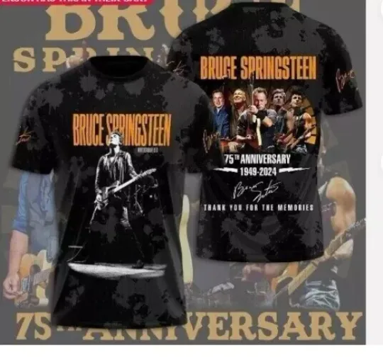 Discover Bruce Springsteen and E Street Band World Tour 2024 T Shirts