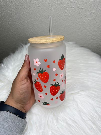 Discover Strawberries, Fruit Tumbler