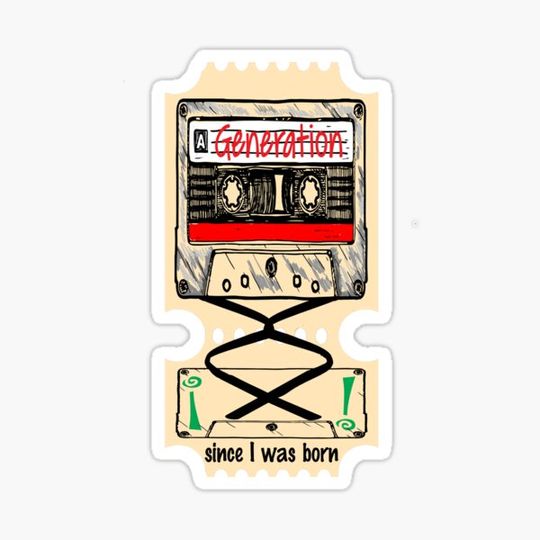 Discover Generation x Music Tapes vintage style novelty gifts.