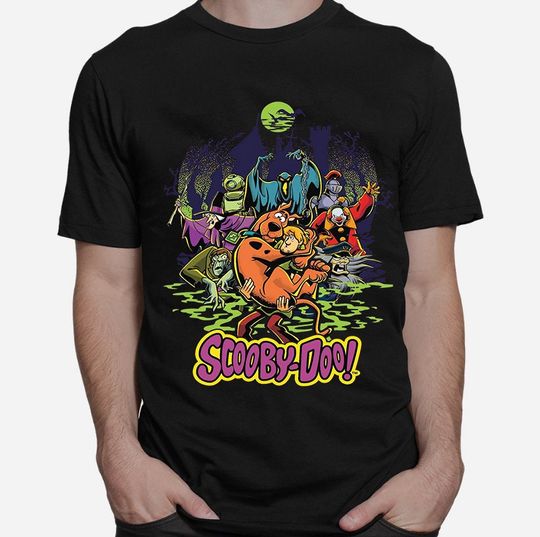 Discover Scooby Doo Vintage Halloween T-Shirt - Classic Design