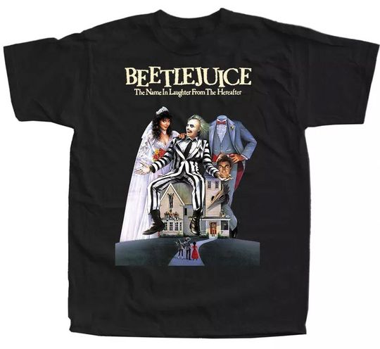 Discover Beetlejuice 1988 Movie shirt, Vintage Horror Beetlejuice Shirt, Halloween T Shirt