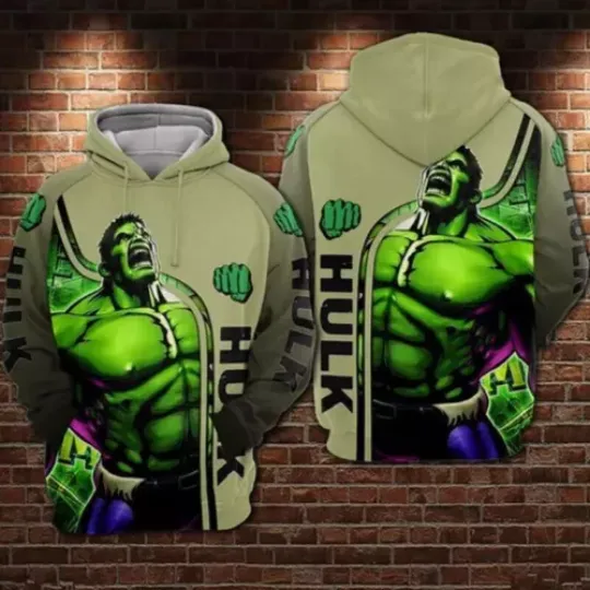 Discover We Are Never Too Old For The Incredible Hulk Hoodie 3D Printed