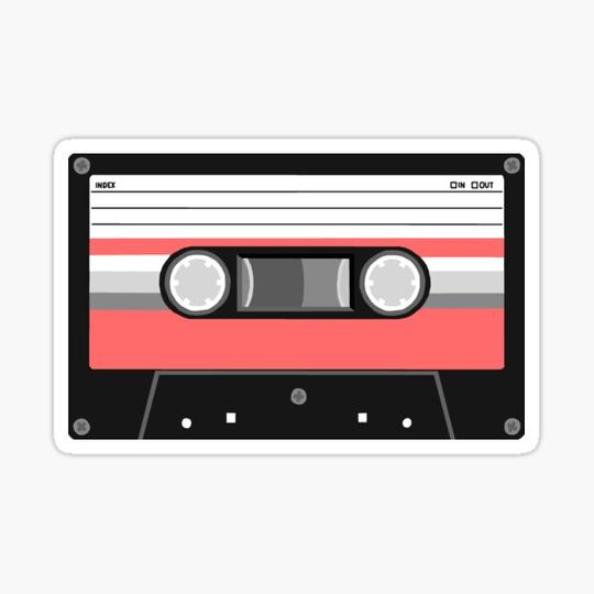 Discover Red Cassette Tape