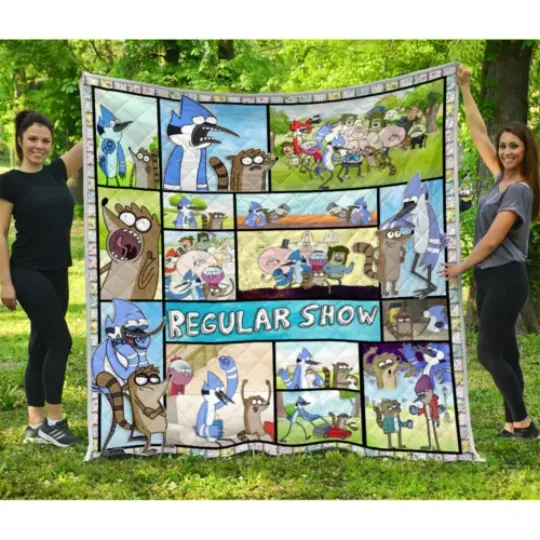 Discover Regular Show Quilt Regular Show TV Series Fleece Blanket