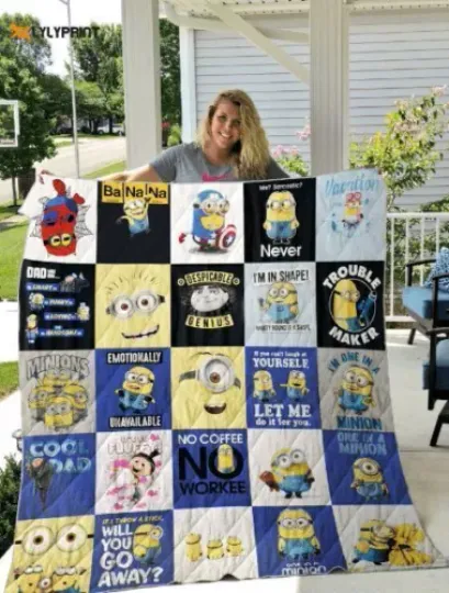 Discover Minions Blanket Despicable Me Cartoon Movies Fleece Blanket