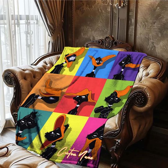 Discover Halloween Gift blanket Daffy Duck Custom Fleece Blanket