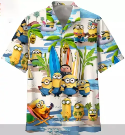 Discover Summer Beach Minion Hawaiian Shirt