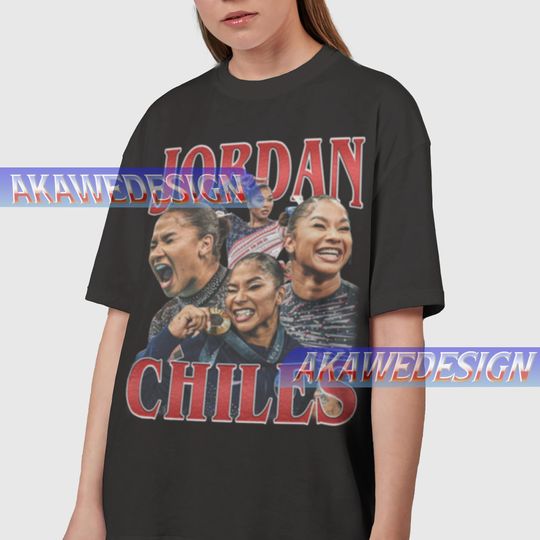 Discover Jordan Chiles Shirt Style Fans Gift Graphic Shirt