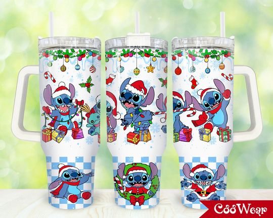 Discover Christmas Character 40oz Tumbler - Holiday Design