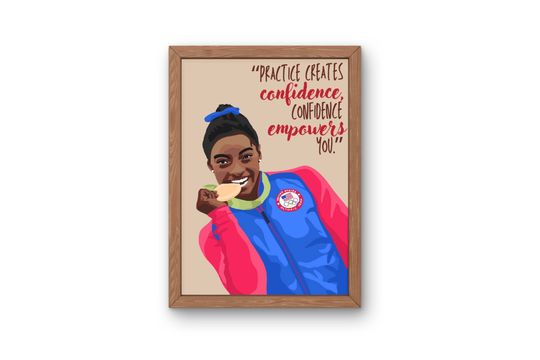 Discover Simone Biles Poster/ Simone Biles Quote/ Sports Motivation Quote