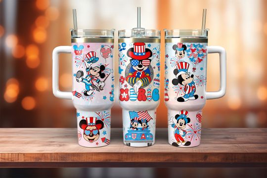 Discover Cartoon 40oz Tumbler Cartoon Characters 2 pieces 40 oz Tumbler