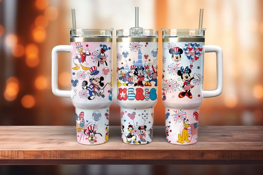 Discover Cartoon 40oz Tumbler , Cartoon Characters 2 pieces 40 oz Tumbler