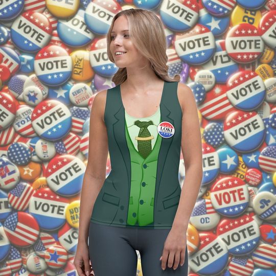 Discover Vote for President Loki All-Over Print Costume Tank Top | Fun Character Cosplay