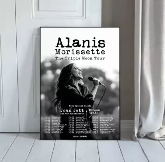 Discover Alanis Morissette - The Triple Moon Tour Poster 2024