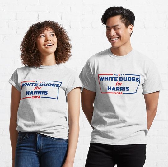 Discover White Dudes For Harris-2024 Classic T-Shirt