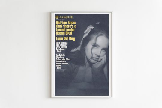 Discover Lana Del Rey - Did You Know That Album Poster / Album Cover Poster