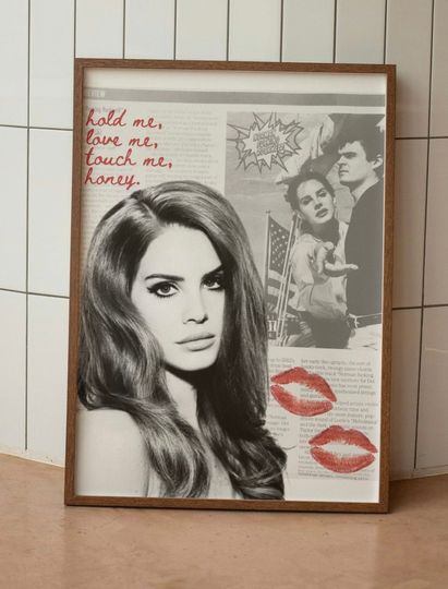 Discover Lana Del Rey Poster Print | Cinnamon Girl Poster | Cute Lana Del Rey