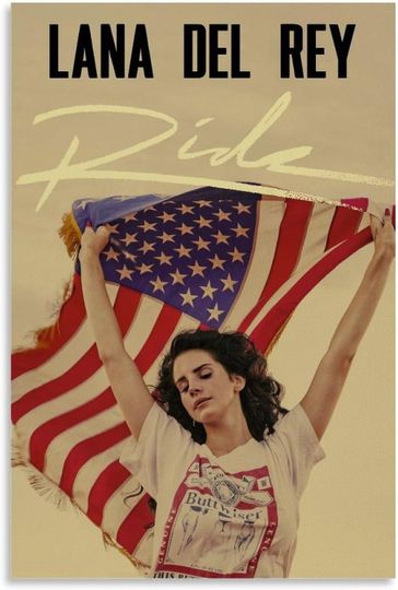 Discover Lana Del Rey Poster Vintage Music Posters Poster Decorative Painting