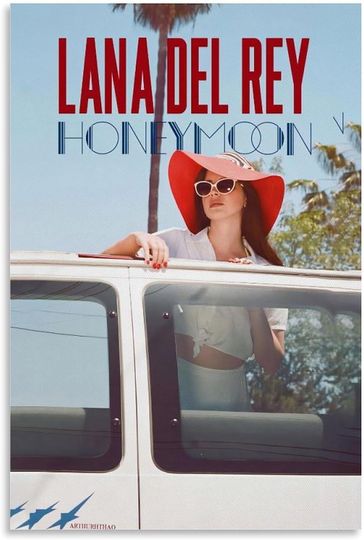 Discover Music Cover Lana Poster Del Rey Album Canvas Room Aesthetic Bedroom Decor