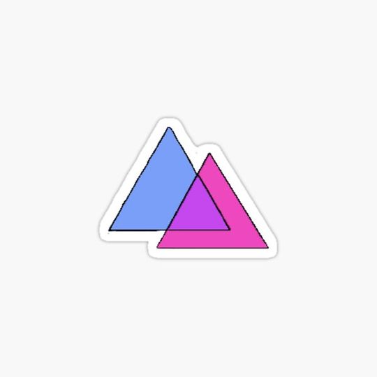 Discover Triangle Geometry Sticker (S)