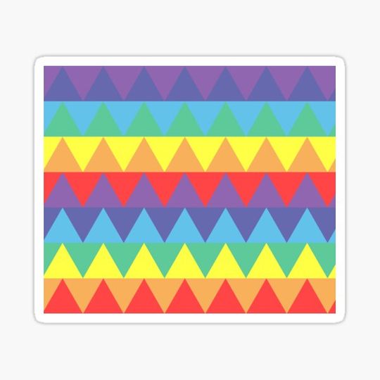 Discover Pastel Rainbow Triangles