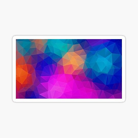 Discover Triangles Polygon Art Design